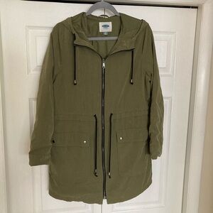Old Navy Utility hooded Jacket in Olive green